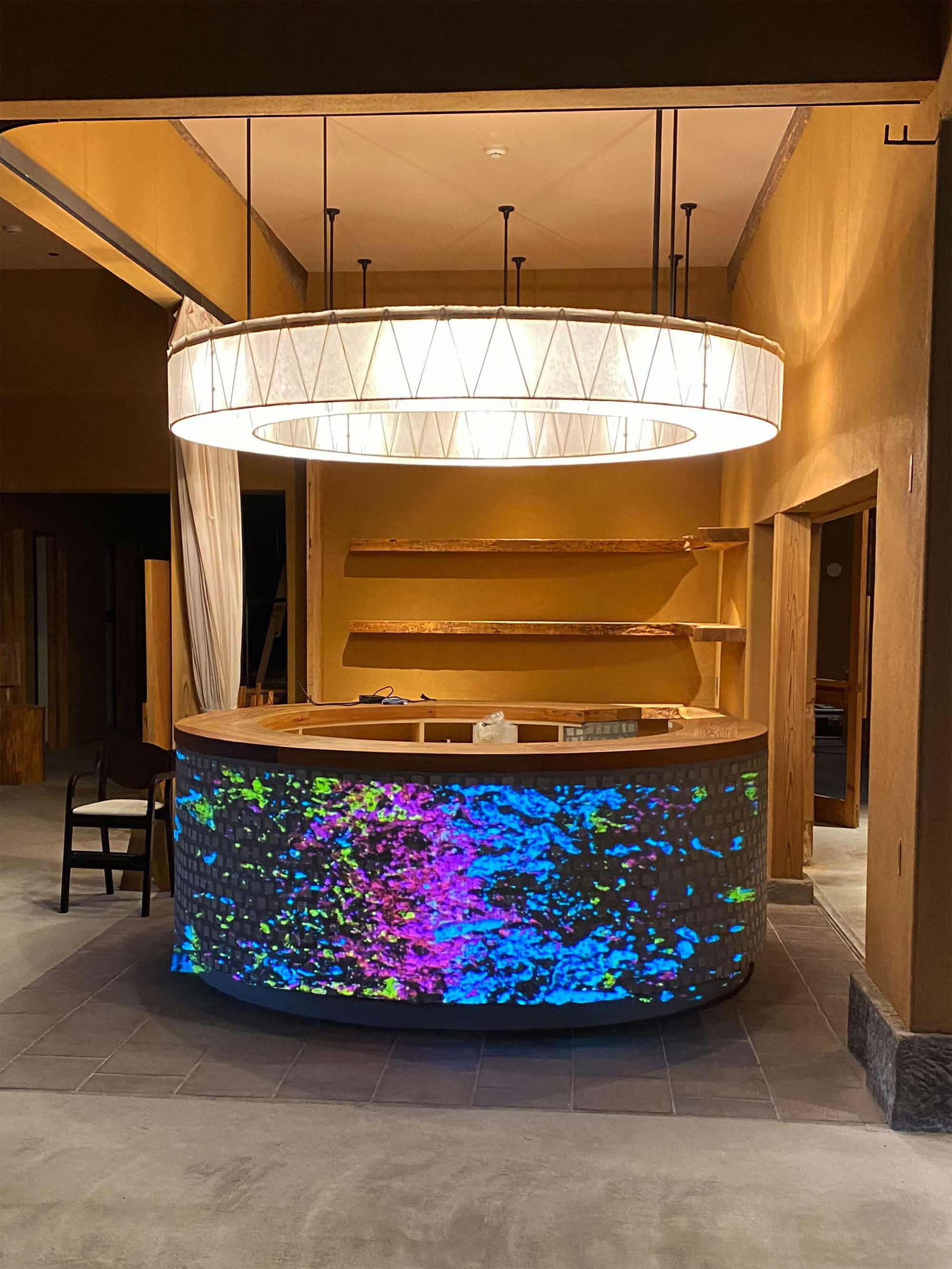 プロジェクションマッピングイメージ（建物内）