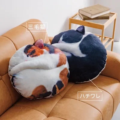 もちもちフワフワな肌触り『necomaru〜ねこのまんまるクッション もちもちフワフワな肌触り『necomaru〜ねこのまんまるクッション