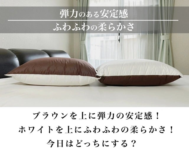 丸洗い可能!横向き寝にやさしい高品質「新感覚ピロー」