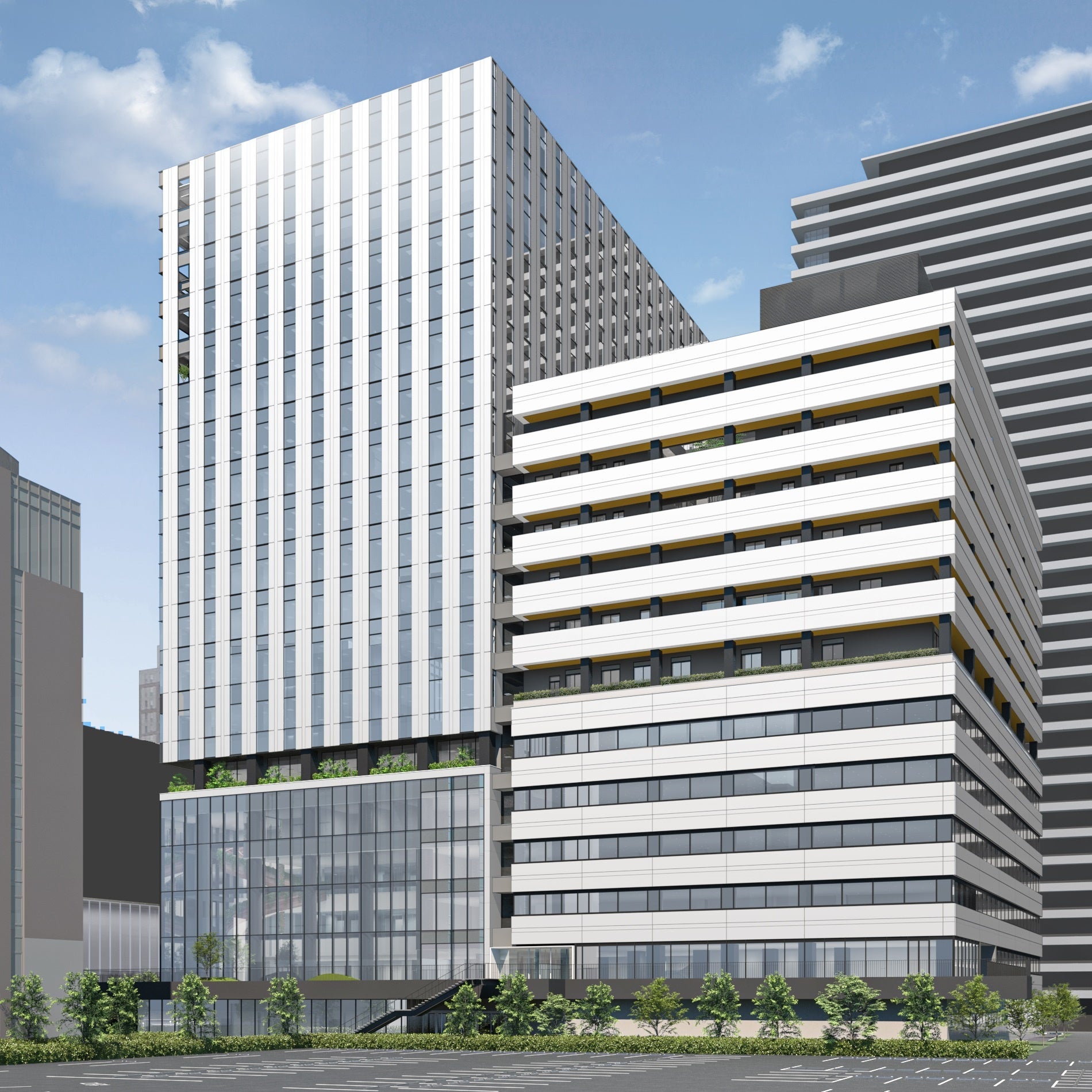 ※写真：2021年5月時点のイメージパースであり、変更の可能性があります。  （提供：中之島4丁目用地における未来医療国際拠点整備・運営事業開発事業者）