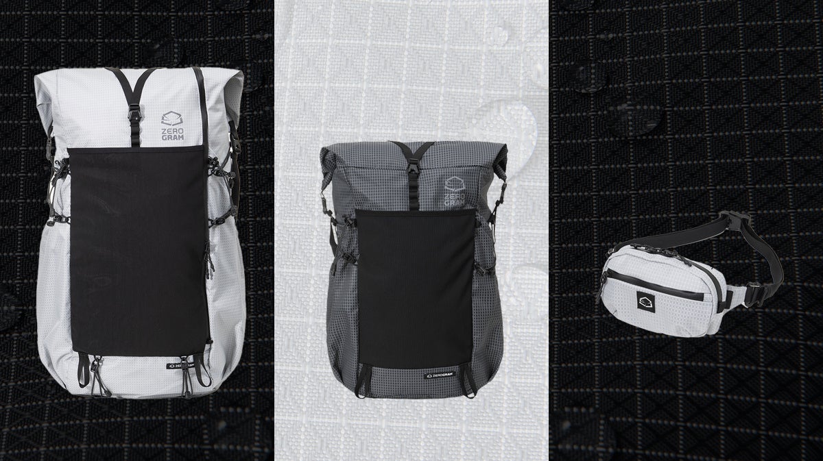 ZEROGRAM、大きな外部ポケットで柔軟に活用できる、ハイカー向け軽量ロールトップ型バックパック「LUNDY LT」シリーズを展開