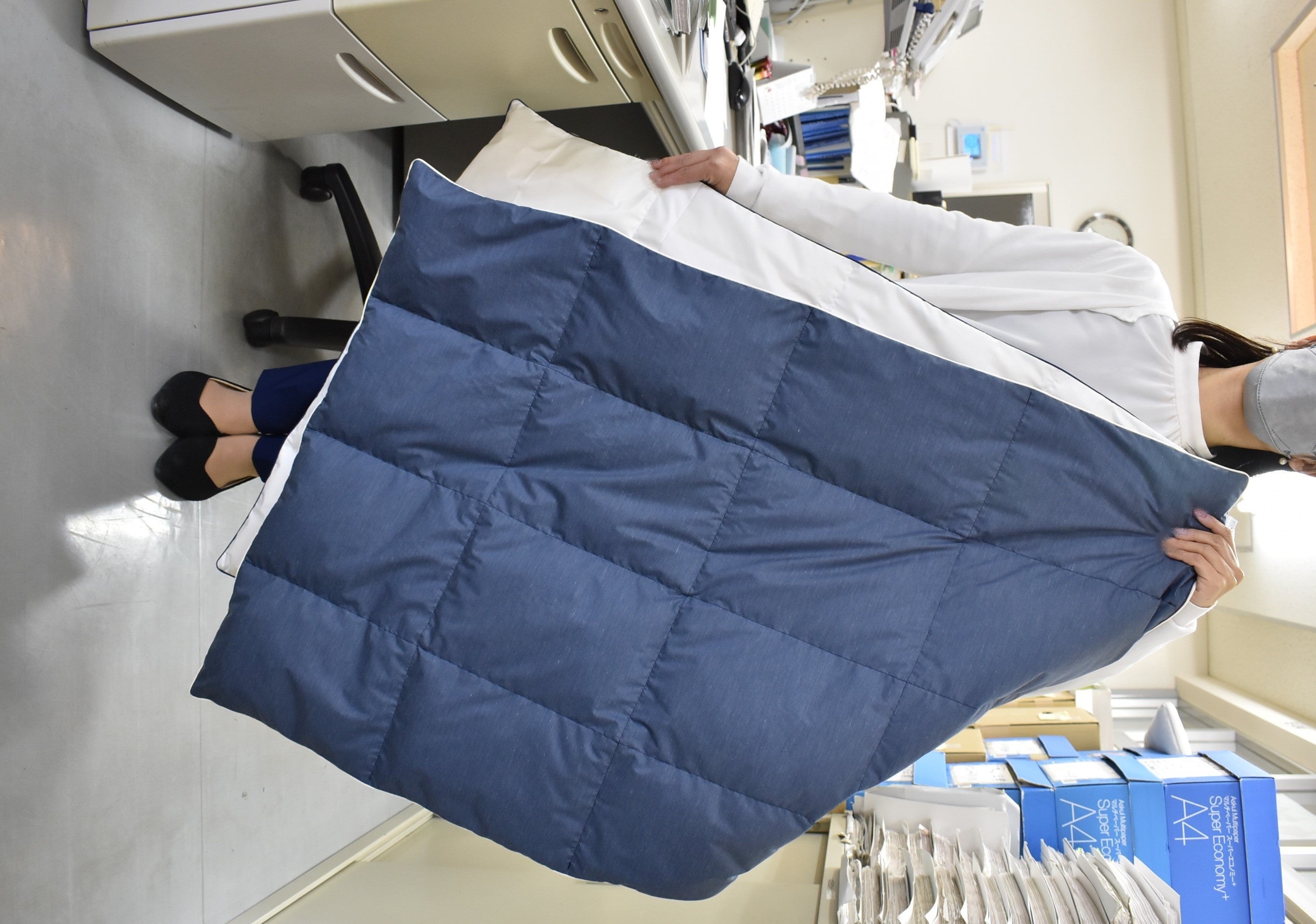 大判で羽毛充填量も多め