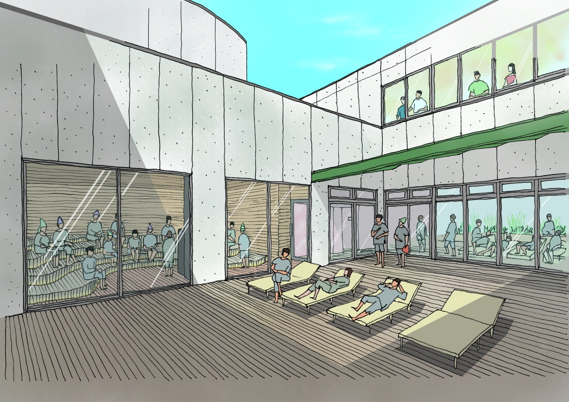 サウナガーデンエリアイメージ