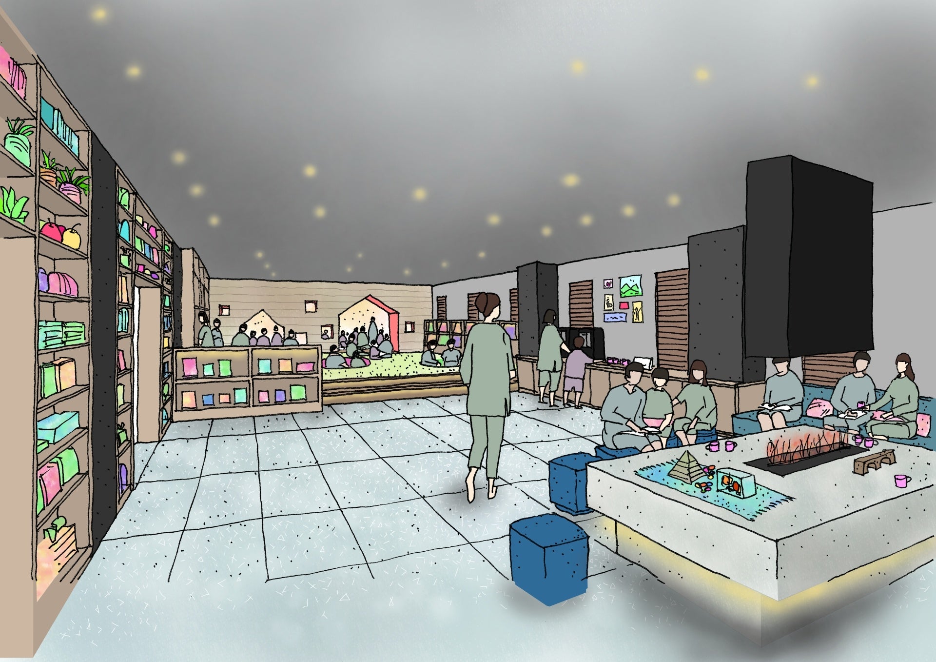 2Fリラックススペースエリアイメージ