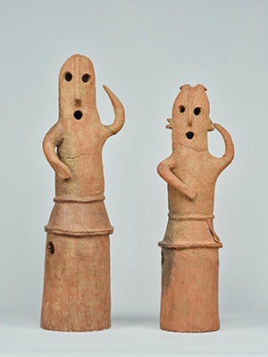 「埴輪 踊る人々」 埼玉県熊谷市　野原古墳出土　古墳時代・6世紀　東京国立博物館蔵