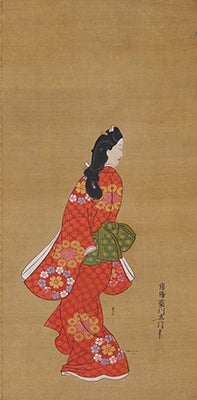 「見返り美人図」 菱川師宣筆　江戸時代・17世紀　東京国立博物館蔵