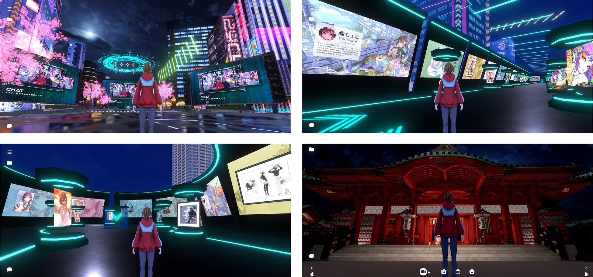 cluster版「バーチャル秋葉原」イメージ