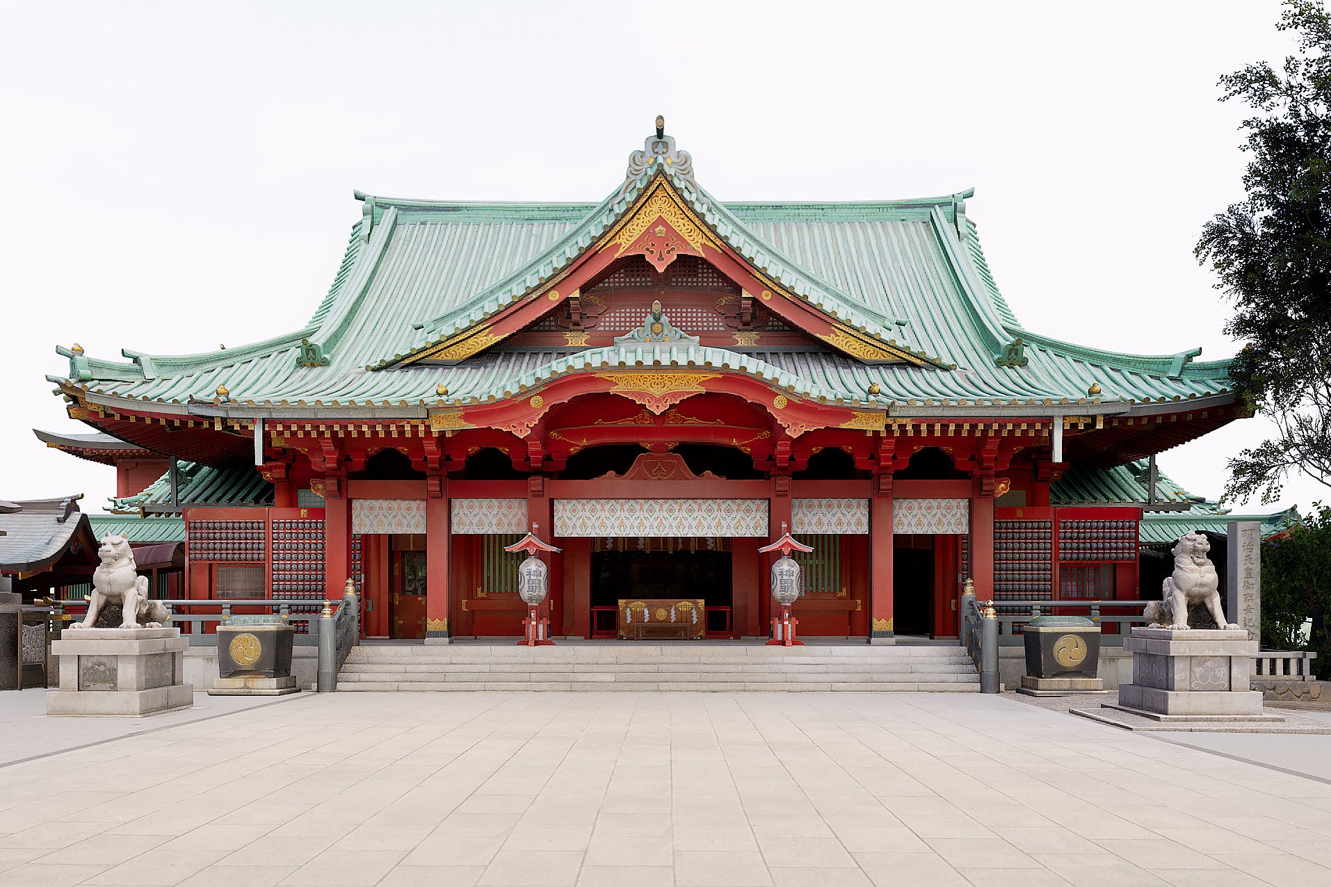 「神田明神」のバーチャルプロダクション用高精細3DCGデータ