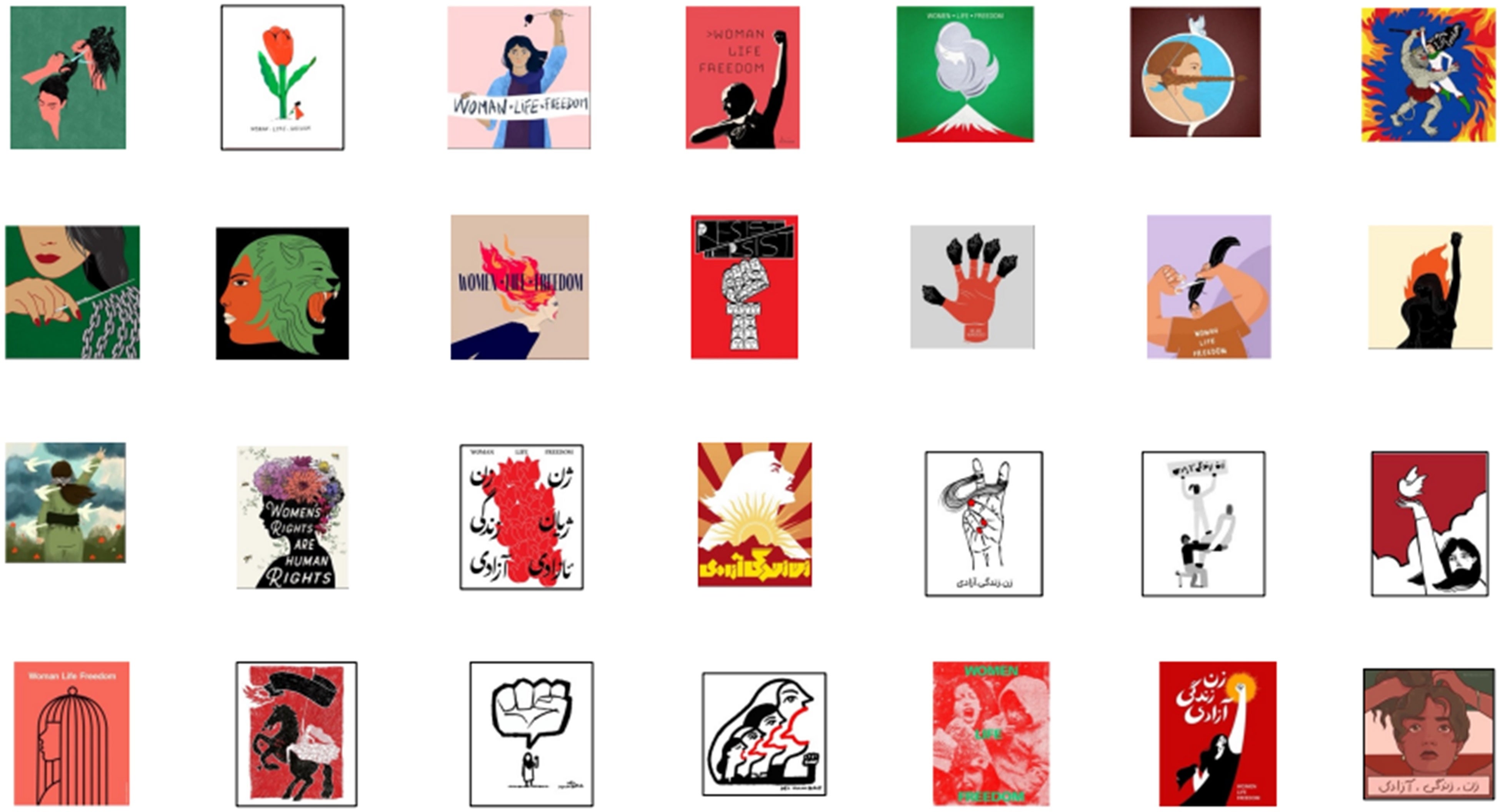 今回展示する世界のグラフィックデザイナーによる28点のポスター