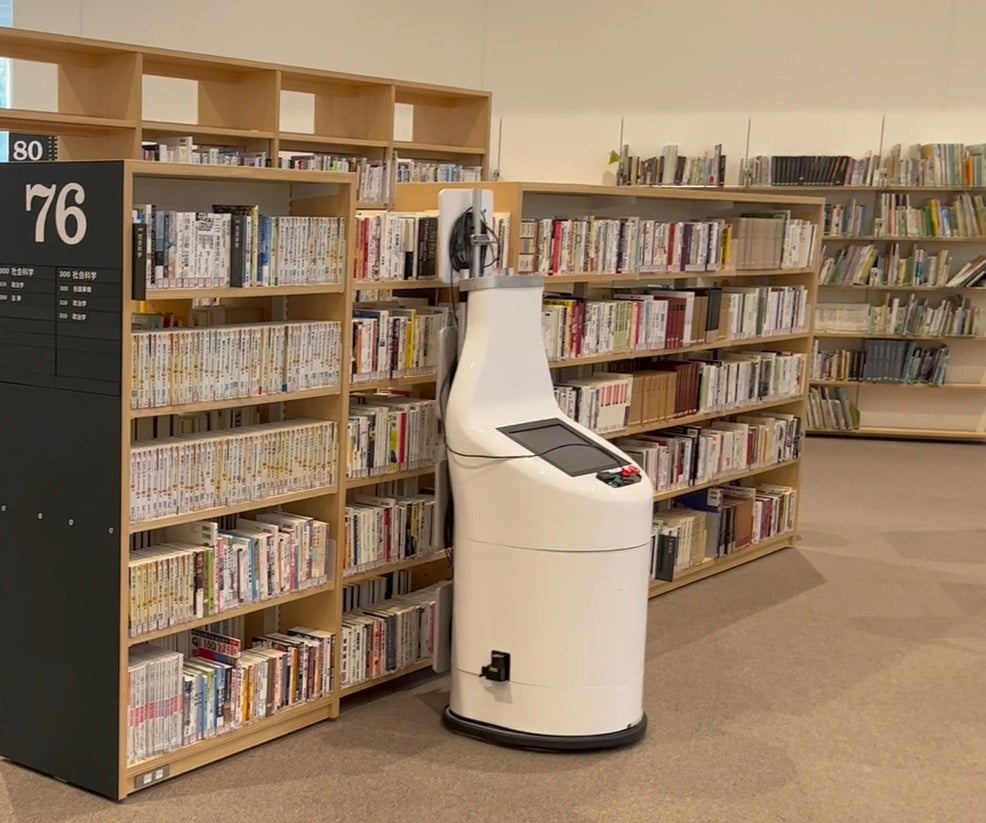 蔵書点検ロボット