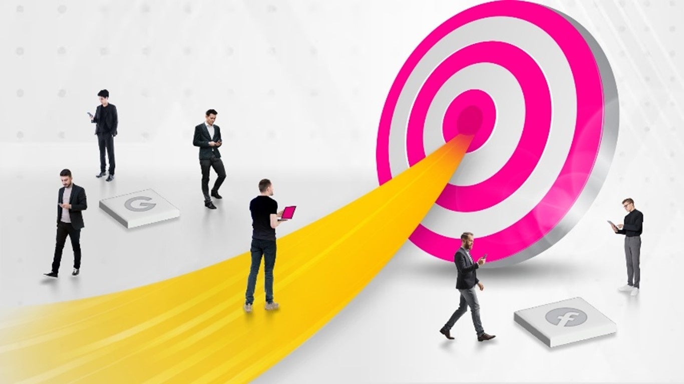 生活者のWEB上の行動を推定し、ターゲティングしていくサービスのイメージ(Vatic社提供)