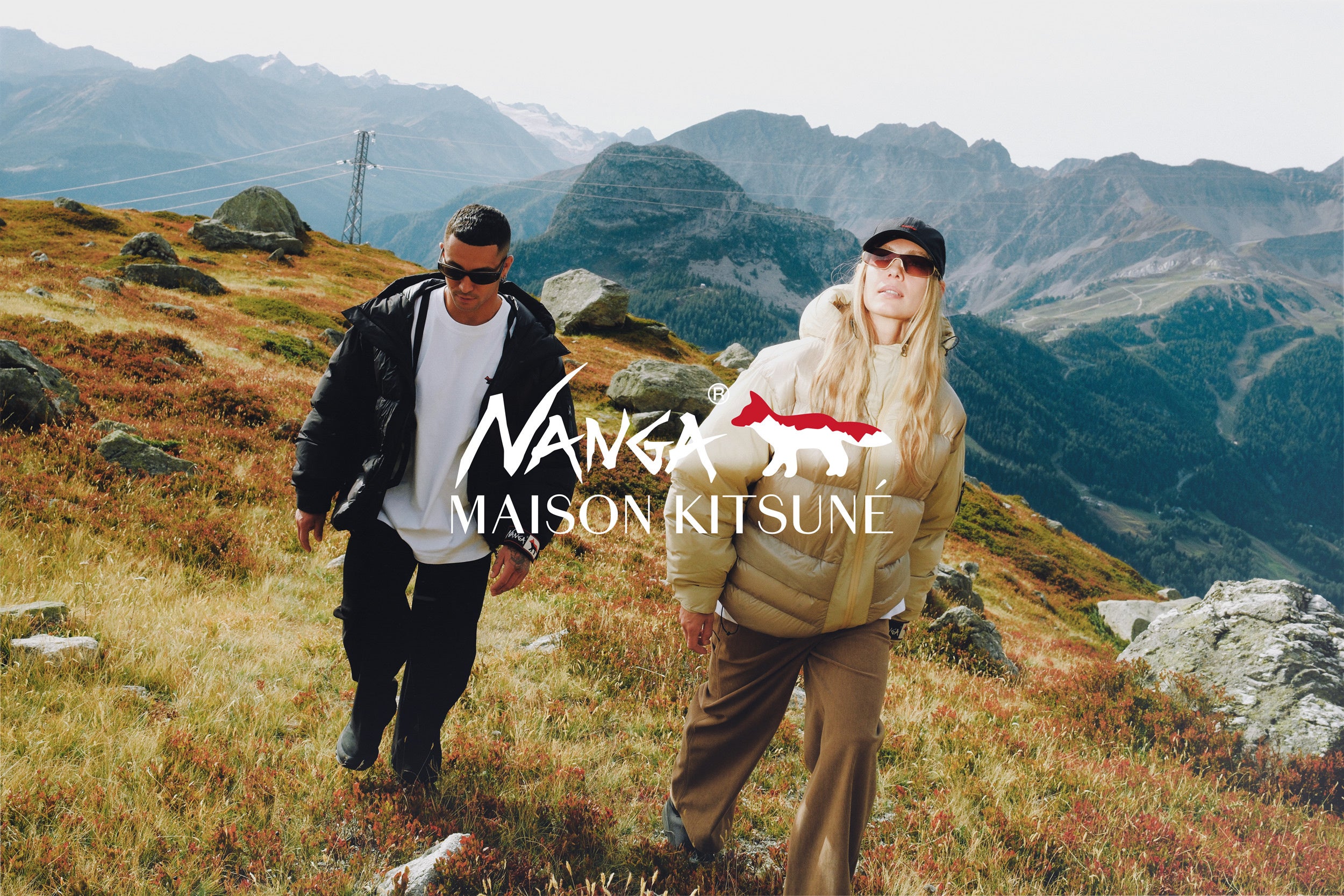 NANGA（ナンガ）MAISON KITSUNÉとの山と都市をつなぐコラボレーションコレクションを発表