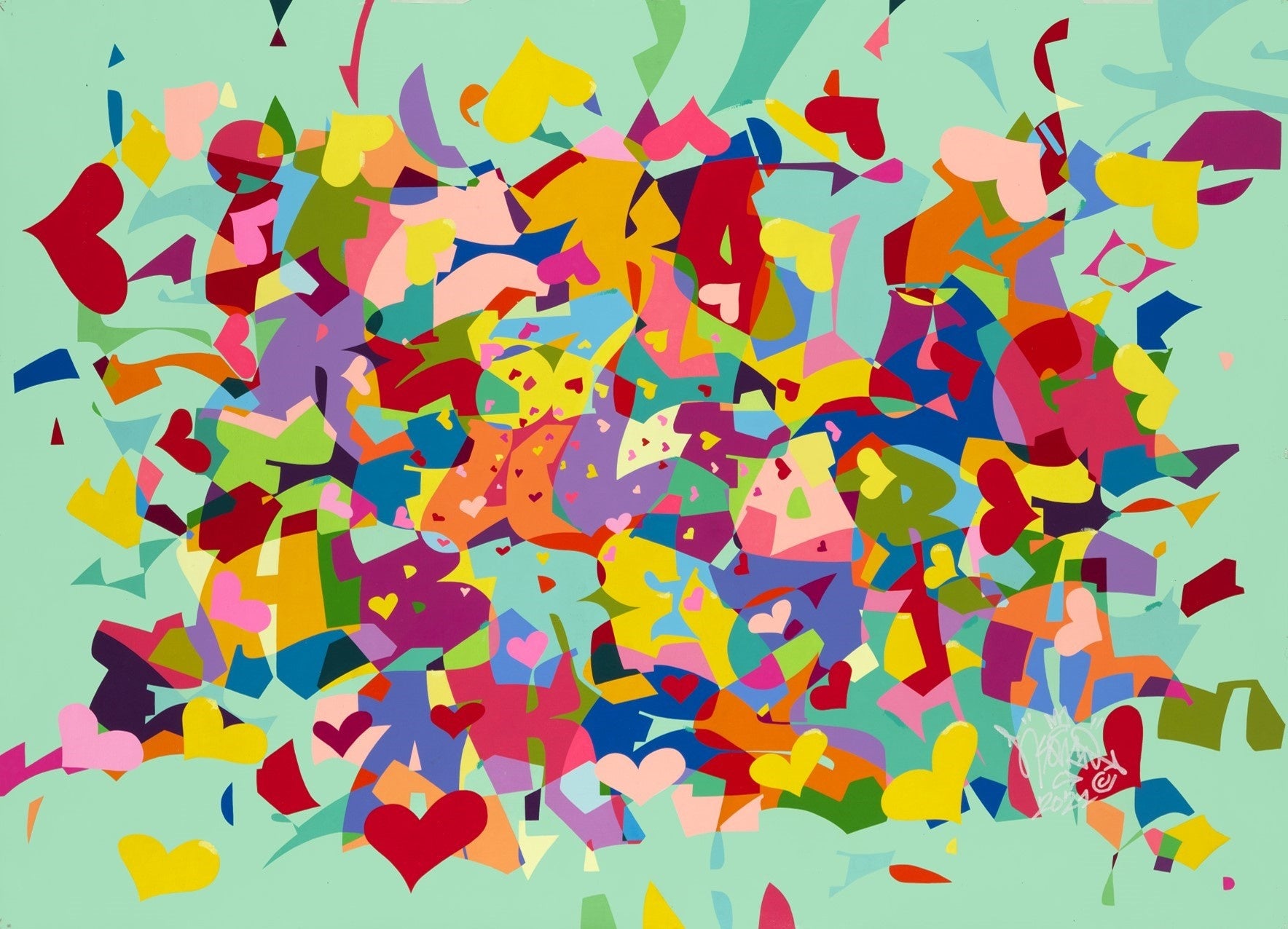 アーティストCyril Kongo 直筆グラフィティーアート 2019年制作 アーティストCyril Kongo 直筆グラフィティーアート 2019年制作