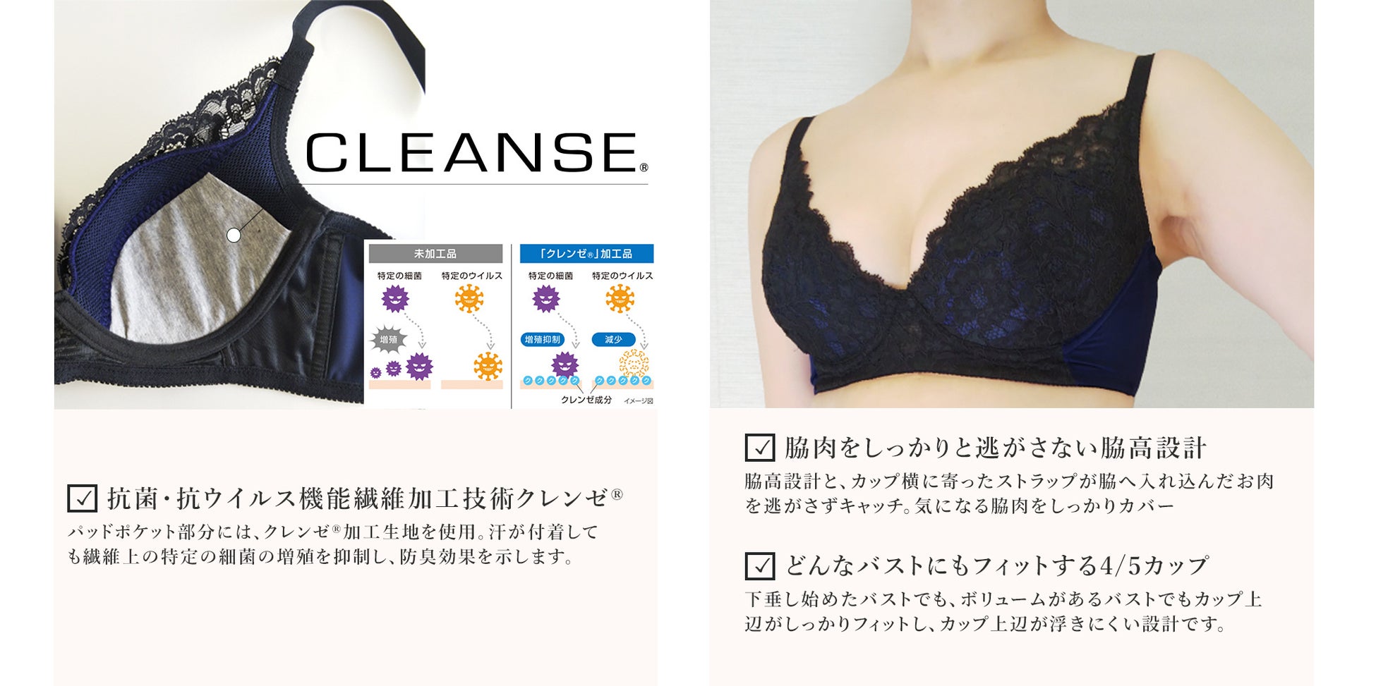デオリュクスブラジャー機能・特徴【ブルームリュクス】