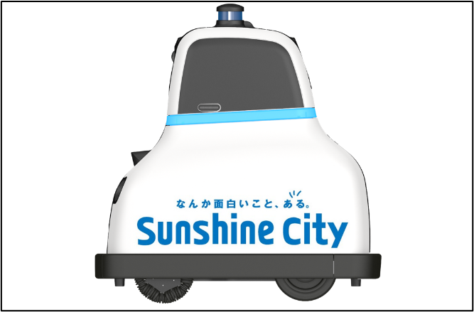 サンシャインシティを走行する「cocobo」のデザインイメージ