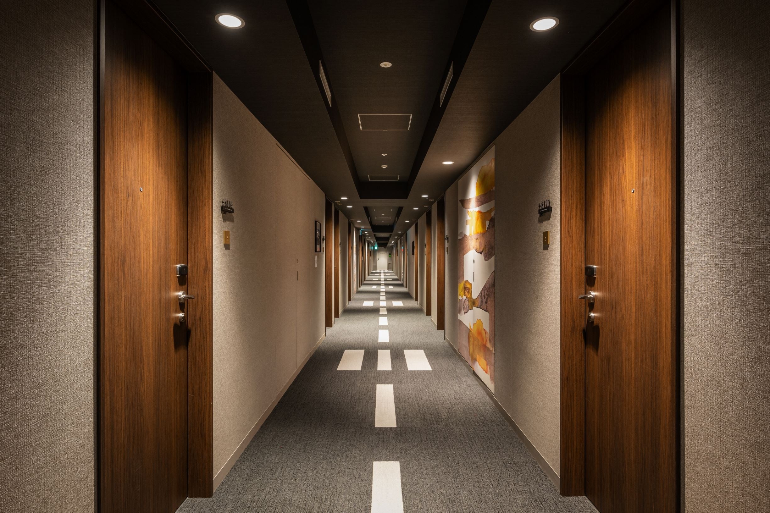 ※滑走路を模した廊下