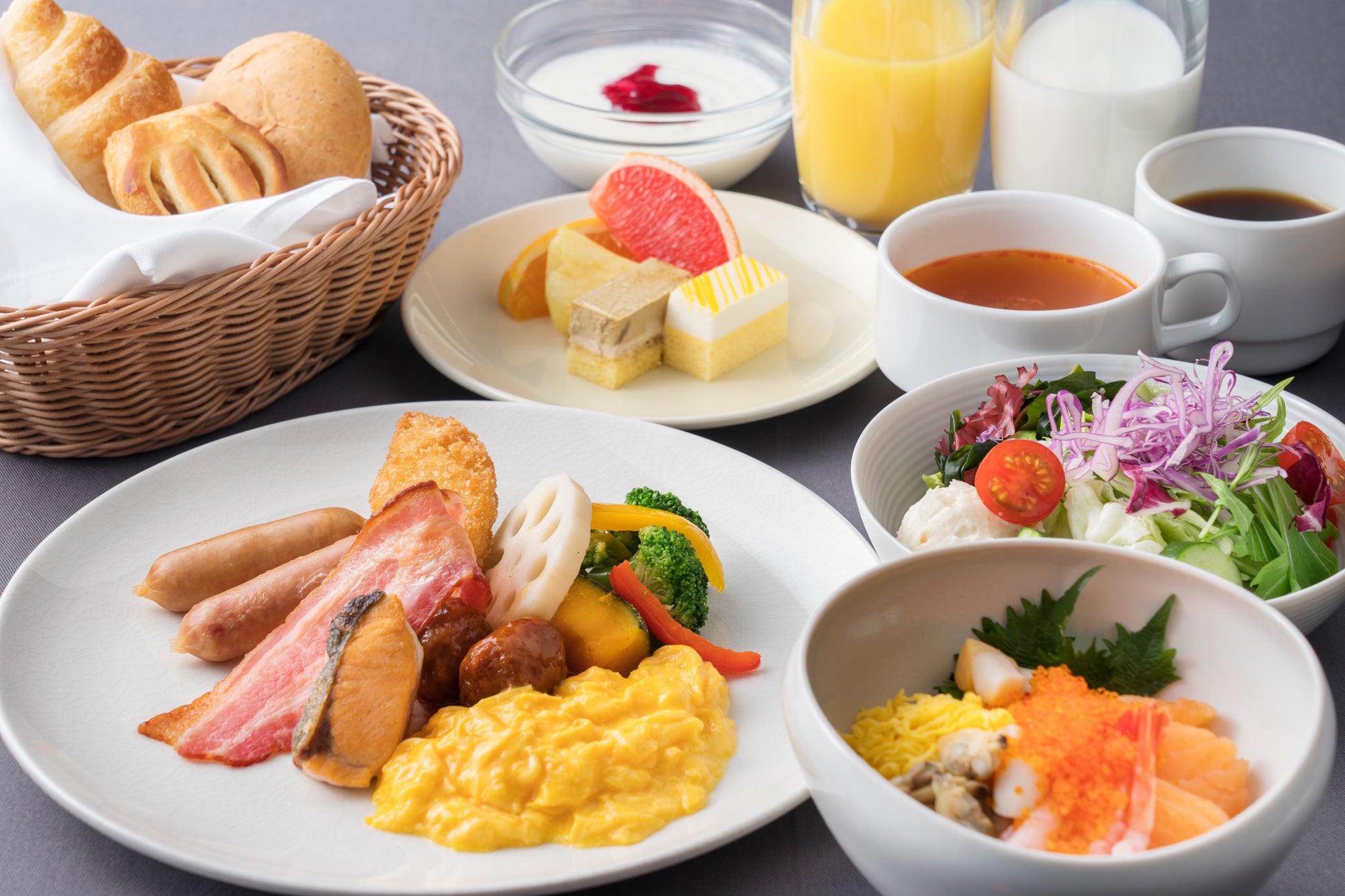 朝食ブッフェ(イメージ)