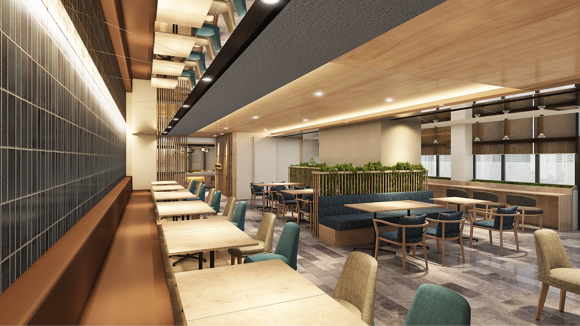 和食ブッフェレストラン完成予想図