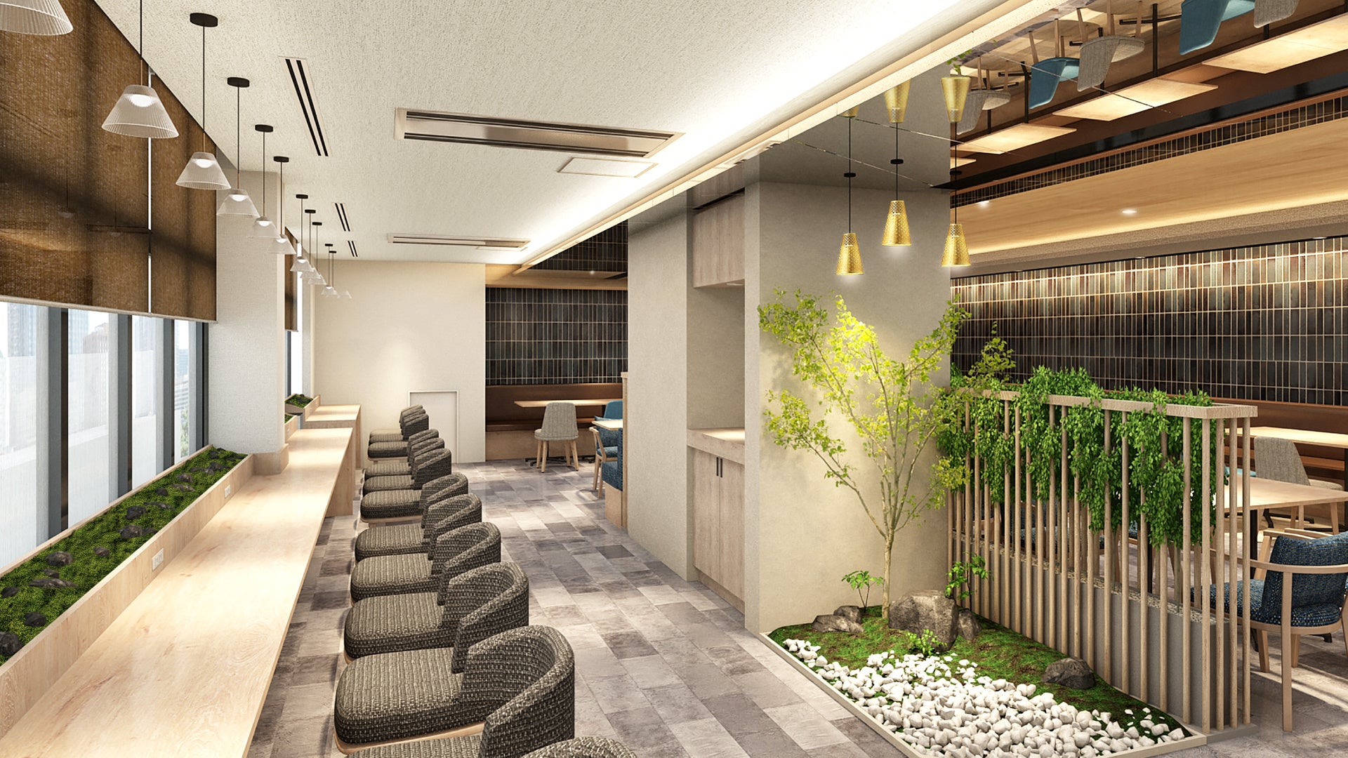 和食ブッフェレストラン完成予想図