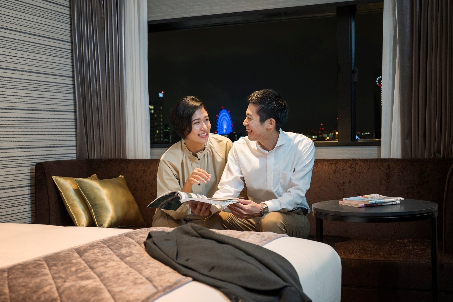 夜景を見ながらの湾岸ステイを楽しんで。