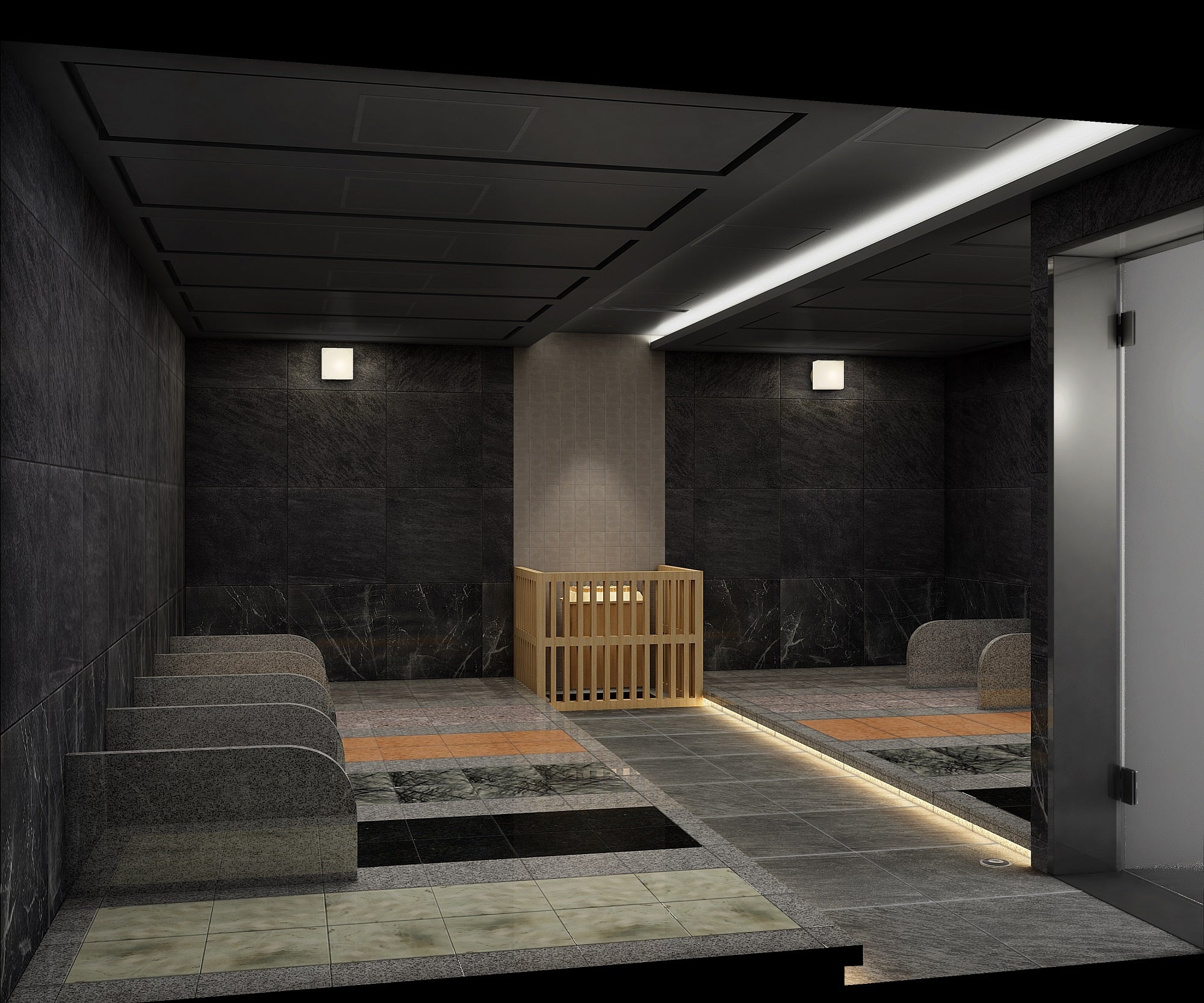 岩盤浴『煉-REN-』完成予想図