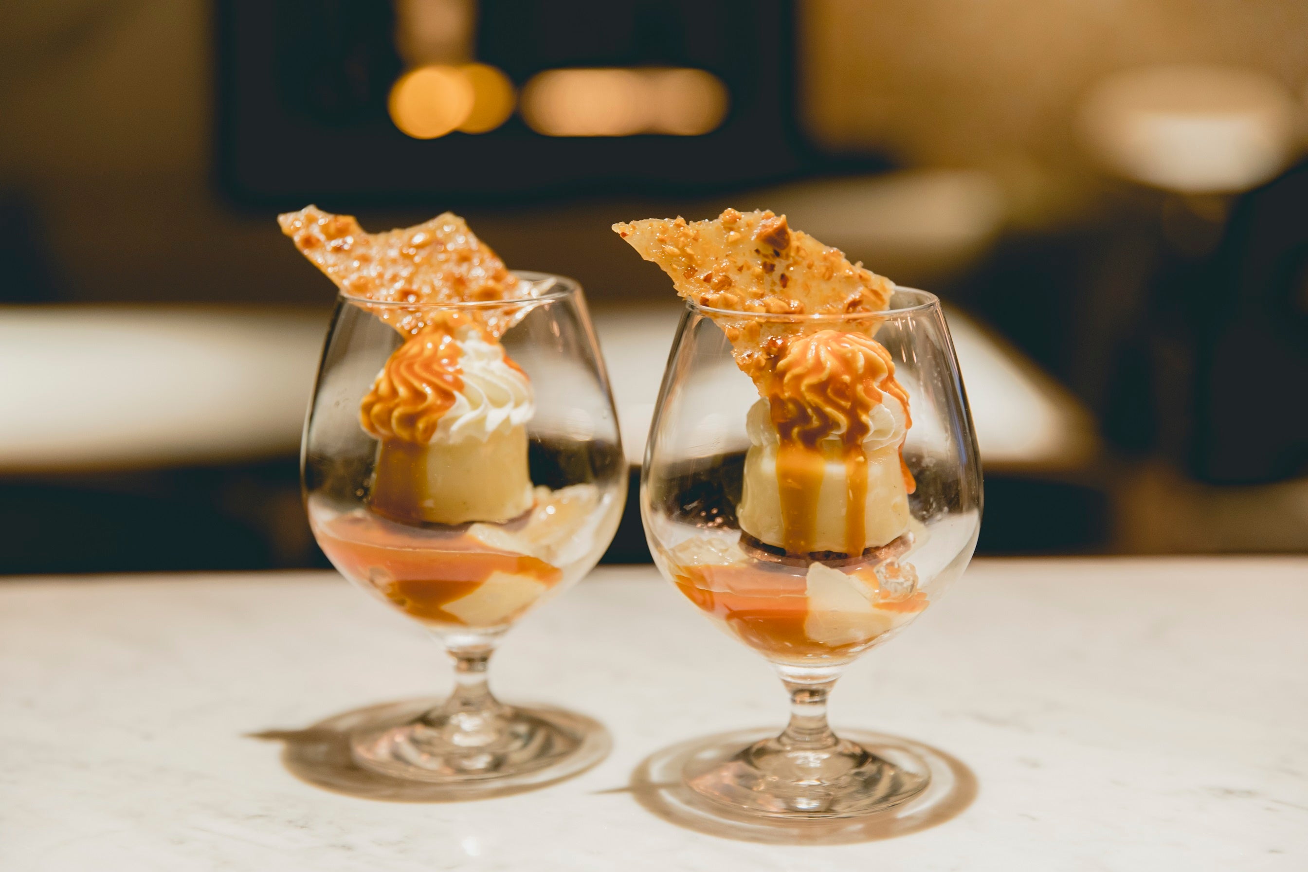 フォション アフタヌーンティーセット／パルフェ キャラメルポワール