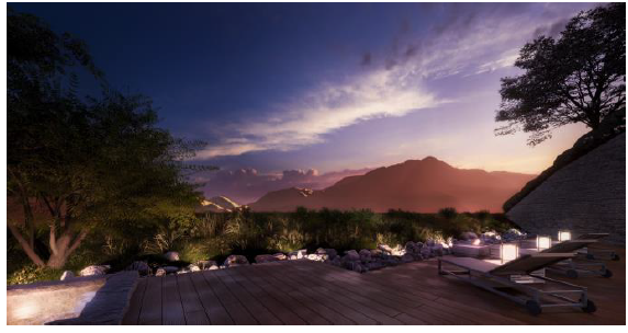 プール外デッキイメージ