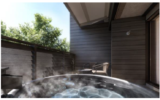 客室温泉露天風呂イメージ