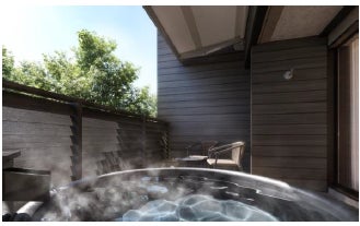 客室温泉露天風呂イメージ