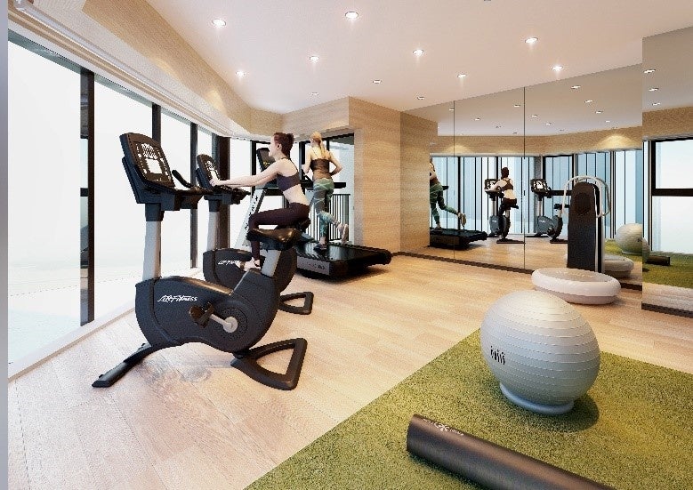 「フィットネスルーム」イメージパース