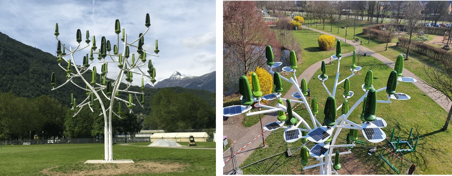 ツリー型風力発電機器（導入イメージ）