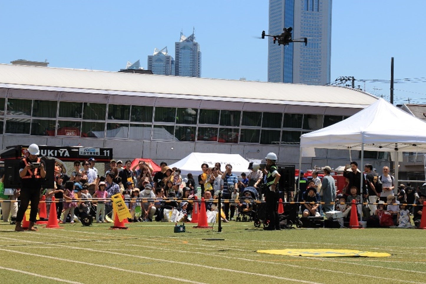 ＜渋谷区×東急不動産＞ドローンを防災に活用するイメージを渋谷区民に公開 | 東急不動産株式会社のプレスリリース