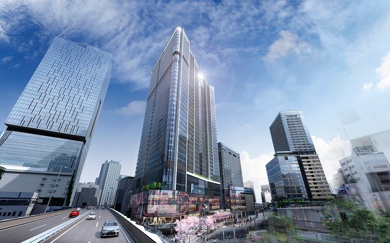 〈外観イメージ(国道246号方面から)〉