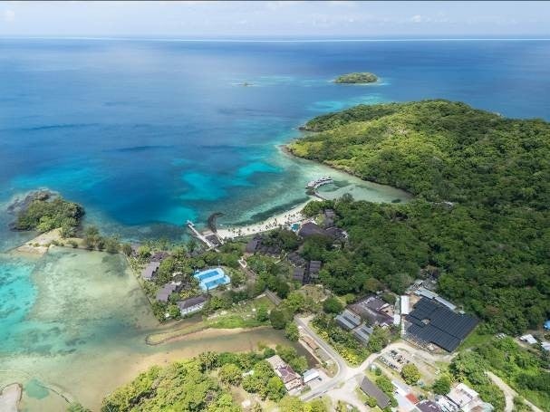 パラオ共和国リゾートホテルでの再生可能エネルギー電力の運用開始について