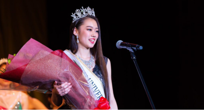 2020年はミスユニバースジャパン日本大会上位入賞　釣谷真白