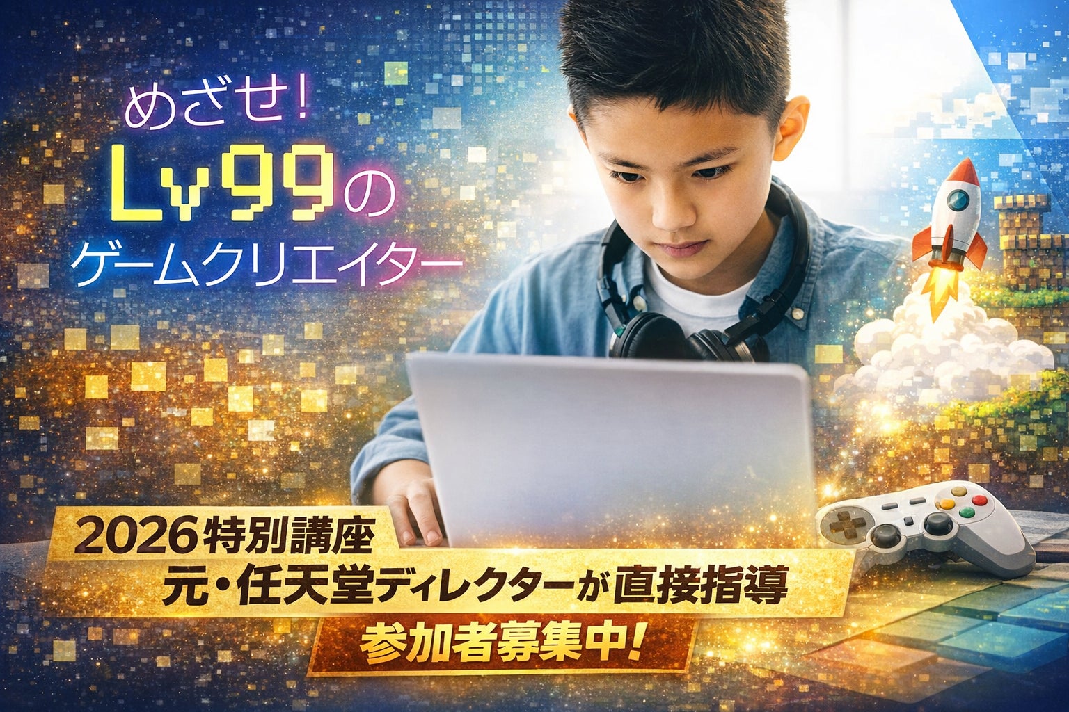 元・任天堂ディレクター毛呂功氏によるゲーム制作特別講座「面白い 元・任天堂ディレクター毛呂功氏によるゲーム制作特別講座「面白い