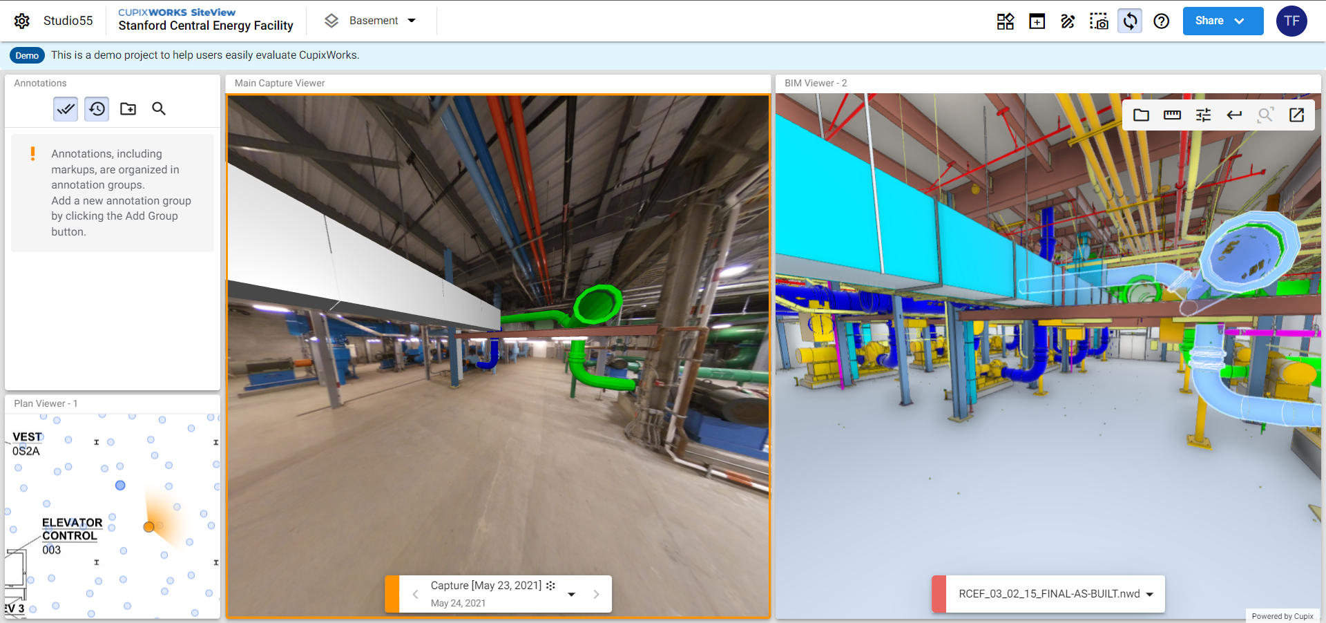 設計データを現実空間に合成
