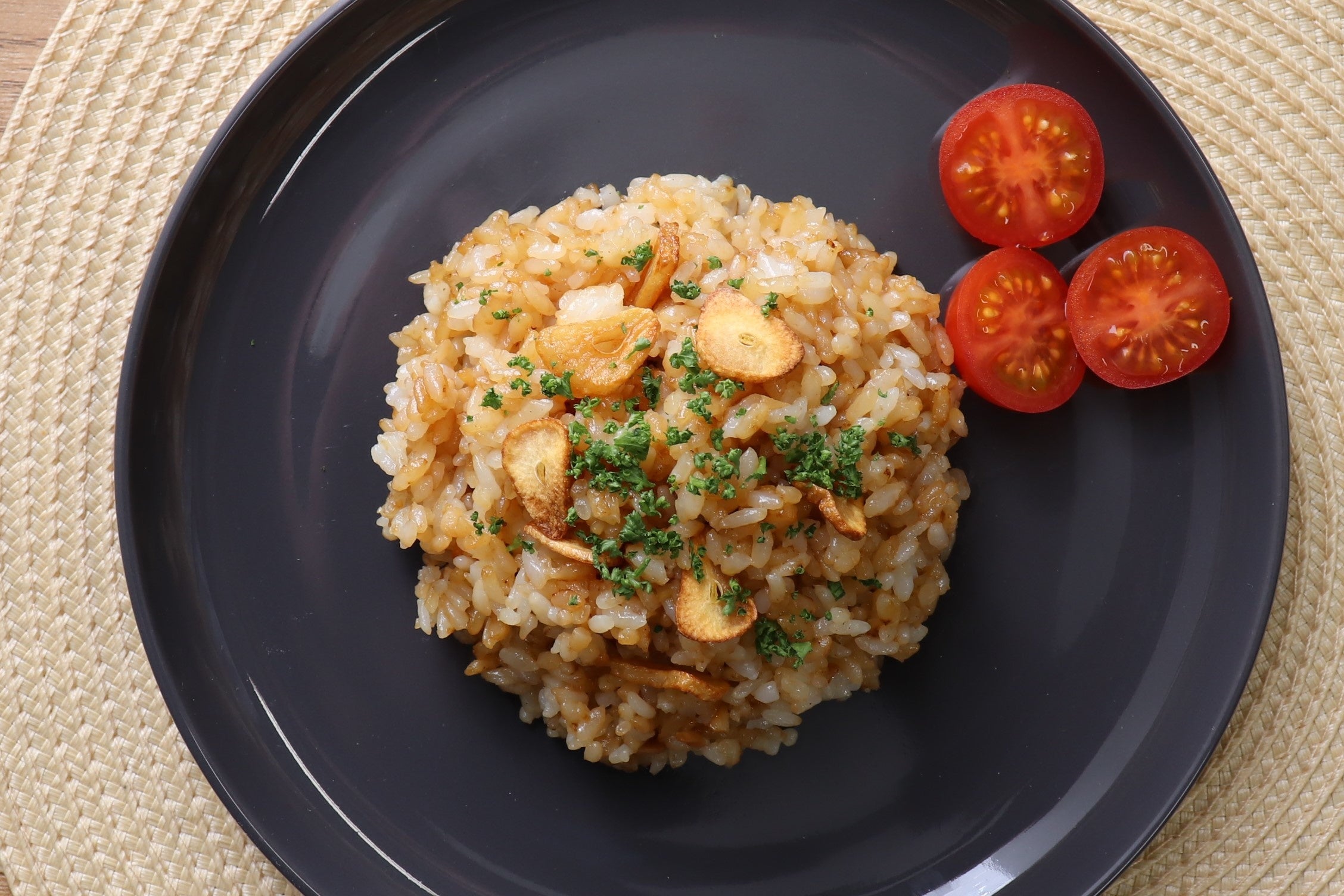 ▲ガーリックライス