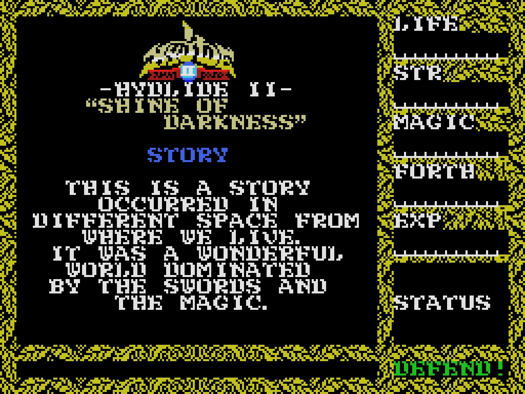 『ハイドライドII(MSX・Windows11対応版)』がレトロゲーム配信サービス『プロジェクトEGG』に登場! 『ハイドライドII(MSX・Windows11対応版)』がレトロゲーム配信サービス『プロジェクトEGG』に登場!