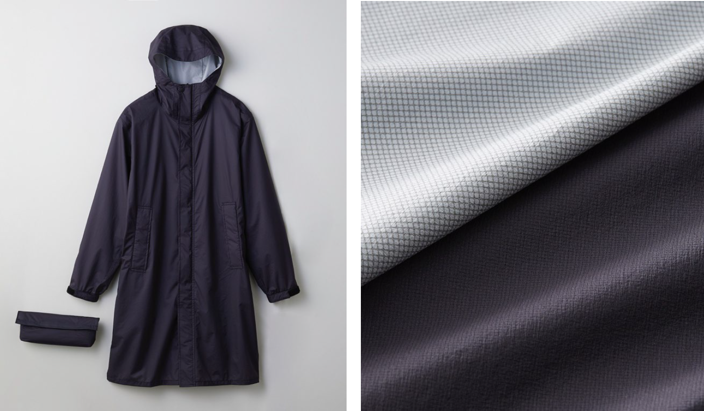 ティッシュペーパー並みの極薄生地から生まれた最軽量級レインコート