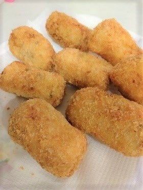 ホッケの残りを混ぜたコロッケ