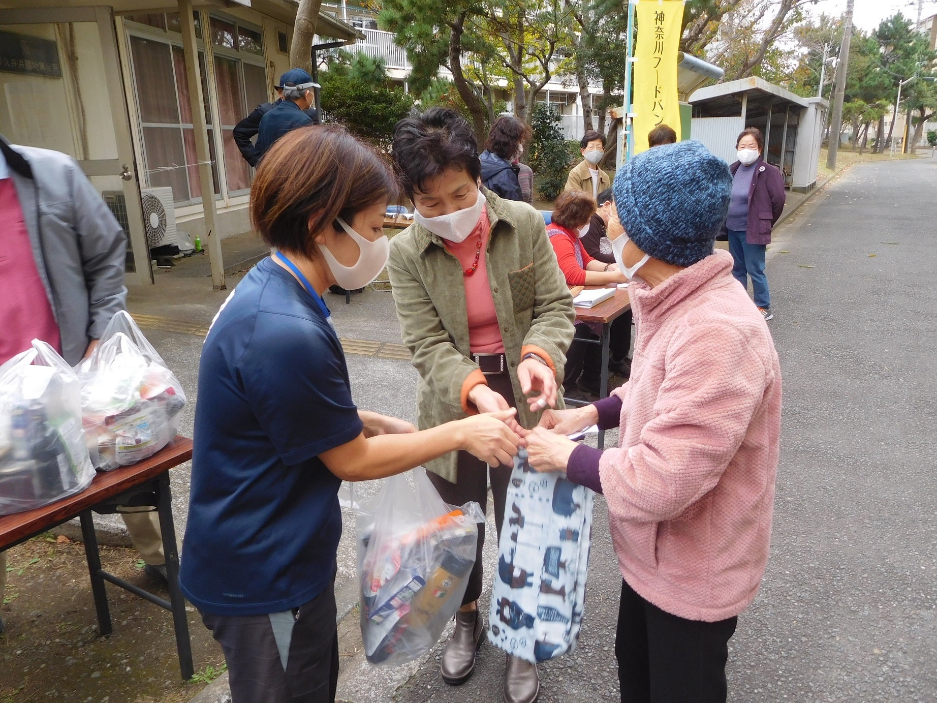 神奈川フードバンクプラスの支援物資