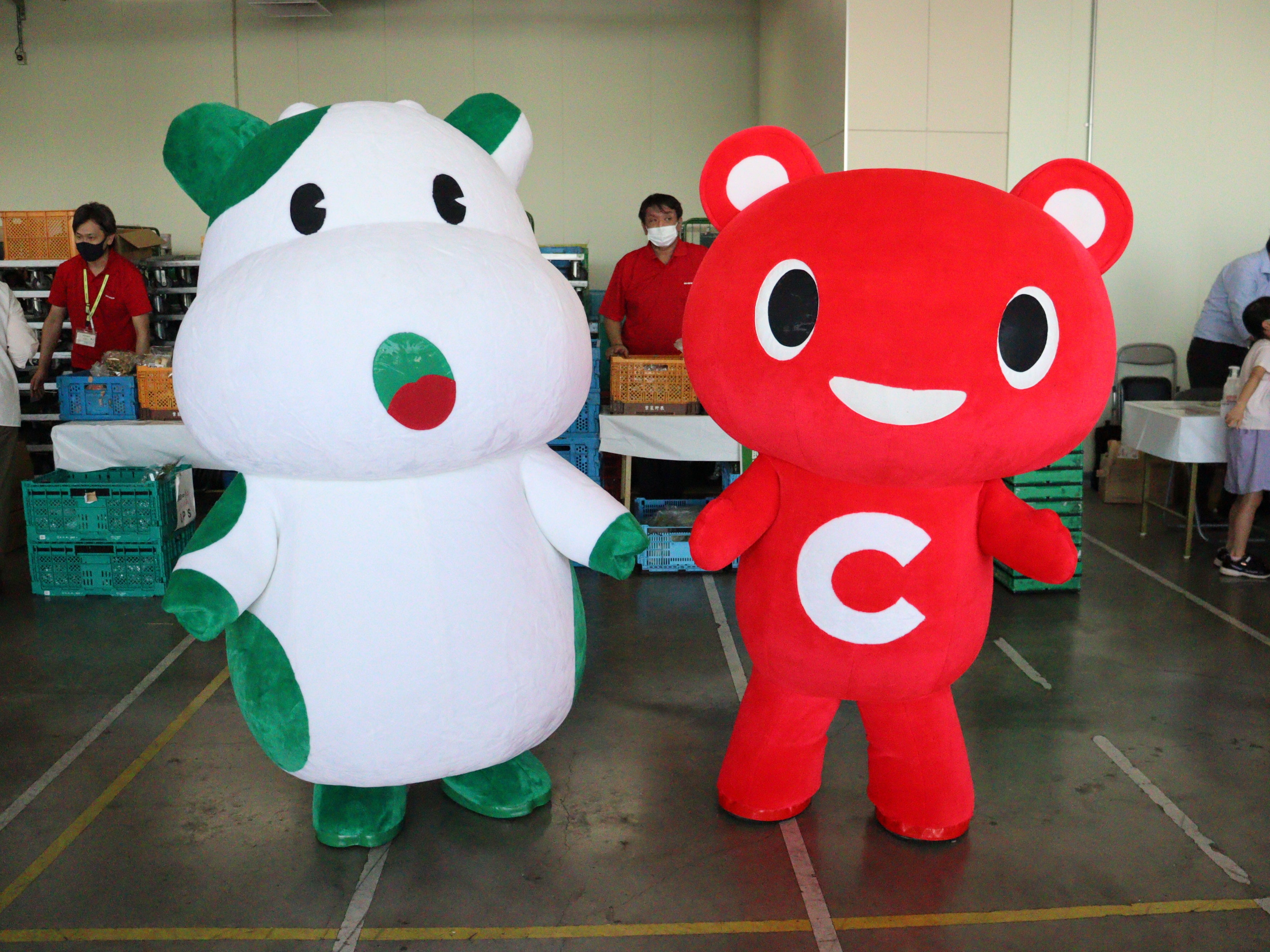 パルシステムの「こんせんくん」とコープ共済の「コーすけ」