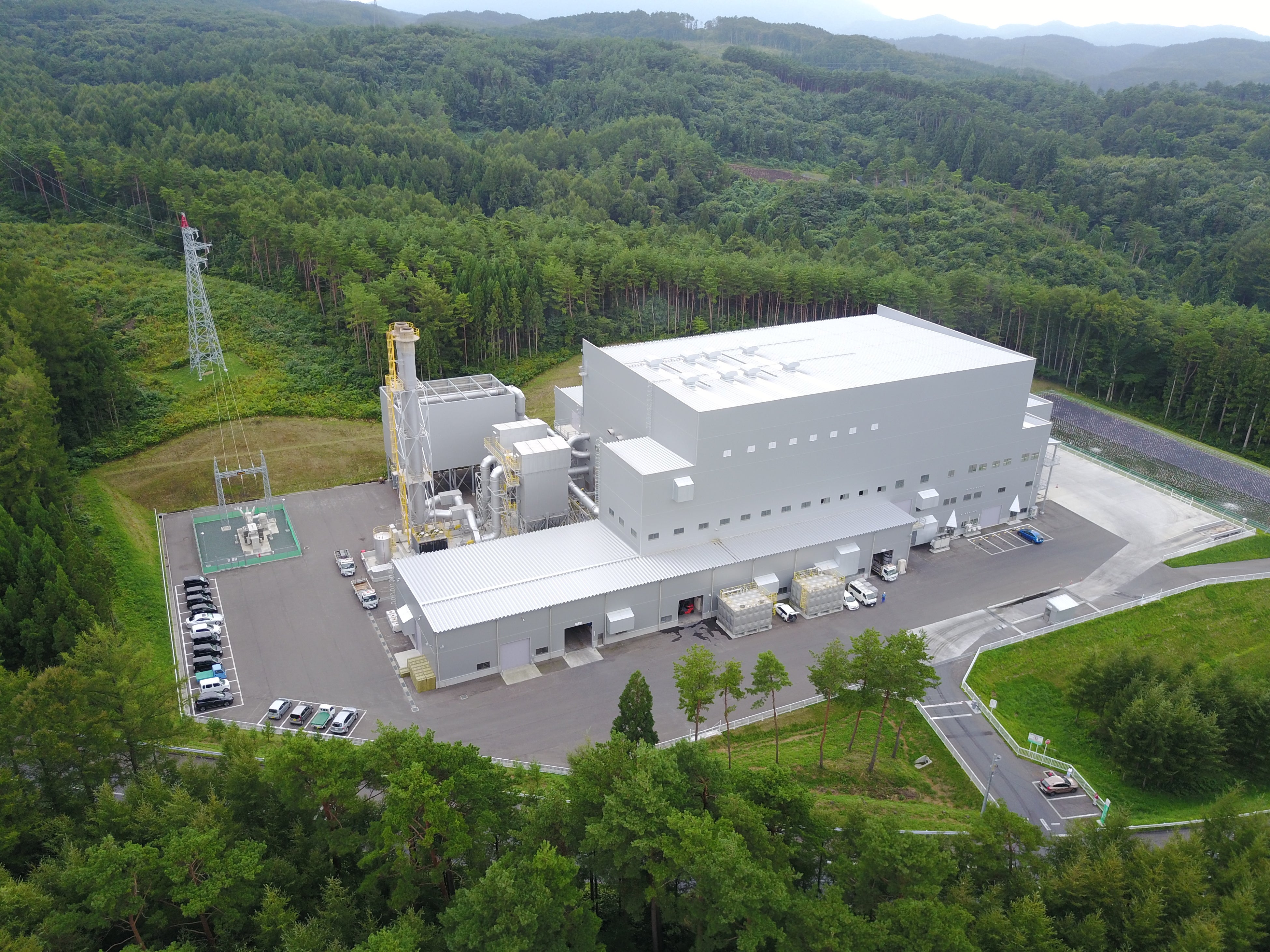 十文字チキンカンパニーのバイオマス発電所