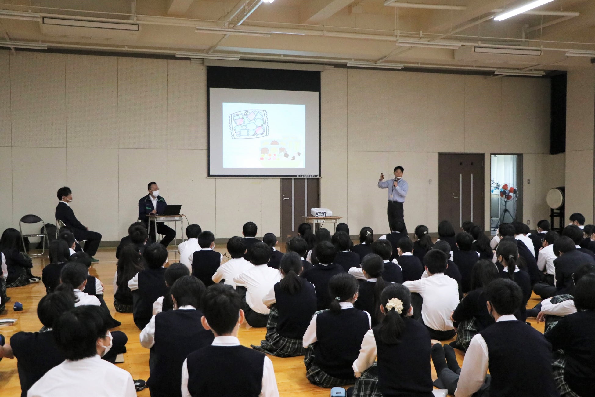 ▲昨年度の四ツ葉学園での学習会