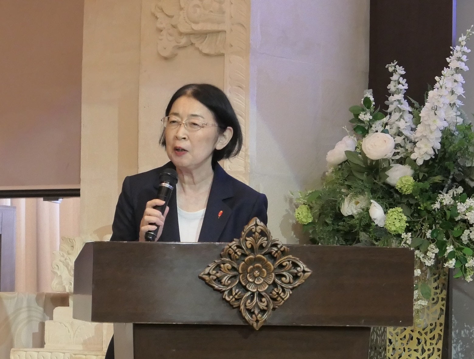 「連帯の力で社会課題解決を」と語る村木厚子元厚生労働事務次官