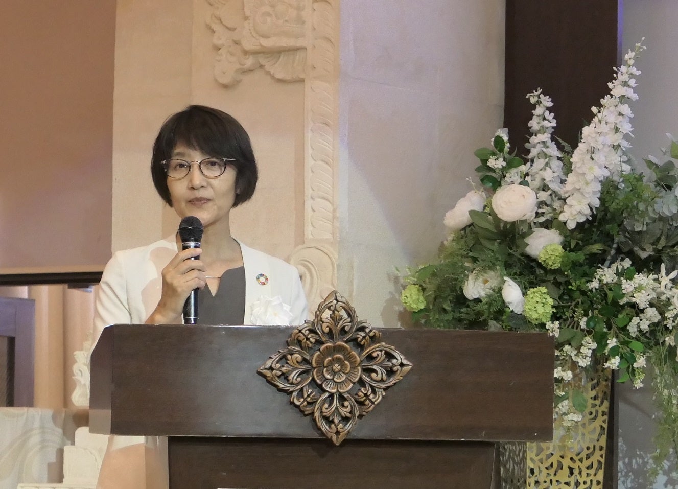 「各団体が思いを確認し合い困難な社会課題解決に向け次の一歩を踏み出せた」と閉会挨拶をしたパルシステム連合会松野玲子副理事長