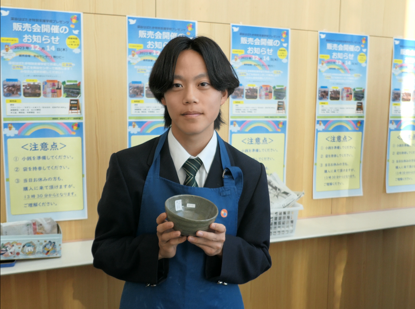 ▲自分の作品を紹介してくれた前田翔さん