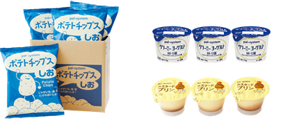 子どもたちにパルシステムオリジナルのおやつを提供