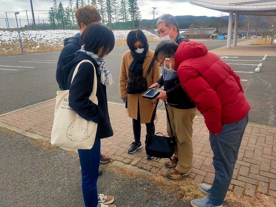 福島応援・スタディツアーのようす(写真提供、福島子ども・こらっせ神奈川)